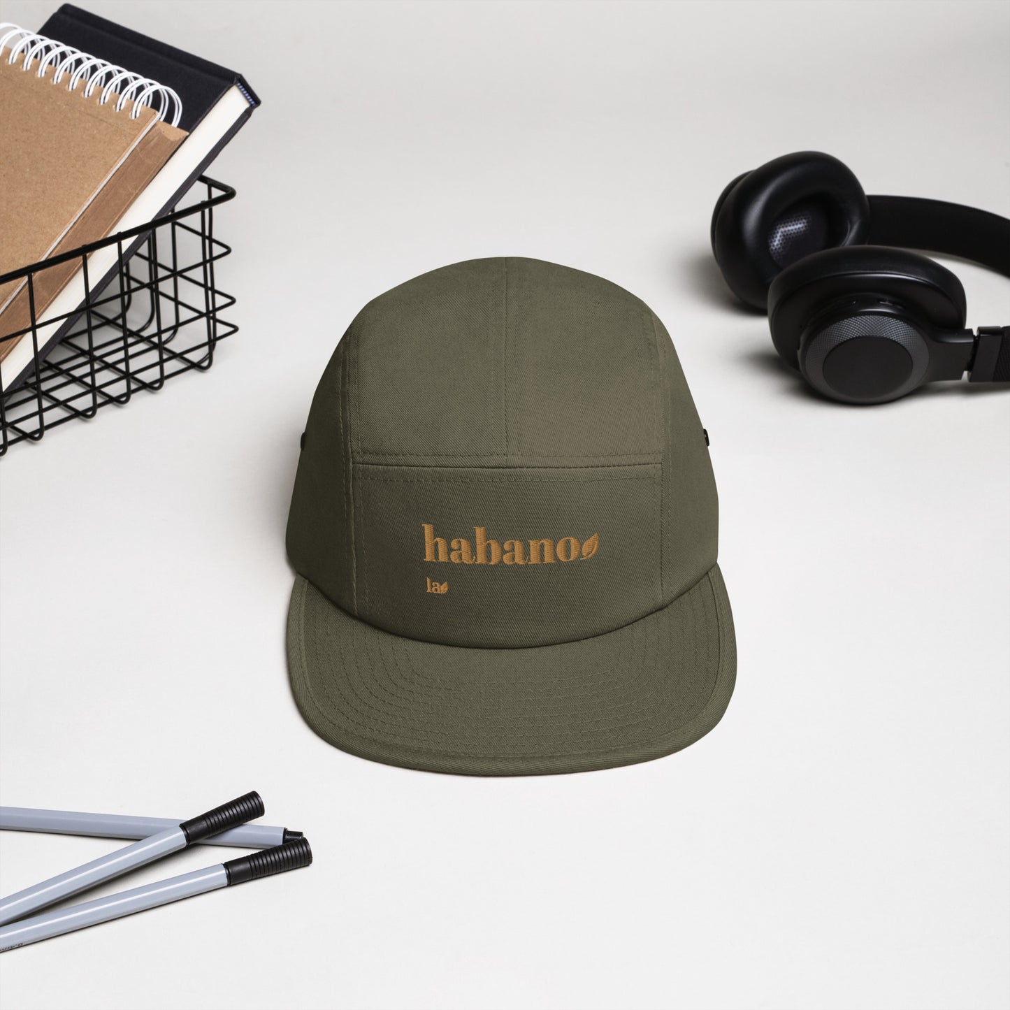 Habano Leaf Five Panel Cap