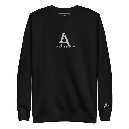 Leaf Aficio Logo Embroidered Unisex Premium Sweatshirt