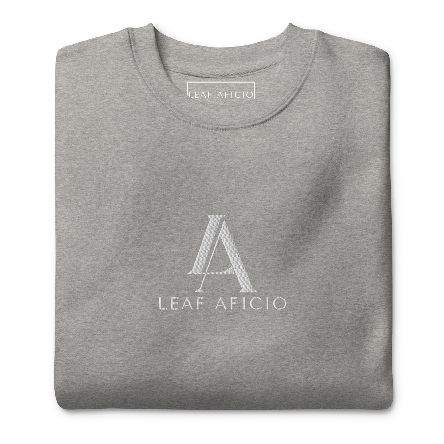 Leaf Aficio Logo Embroidered Unisex Premium Sweatshirt