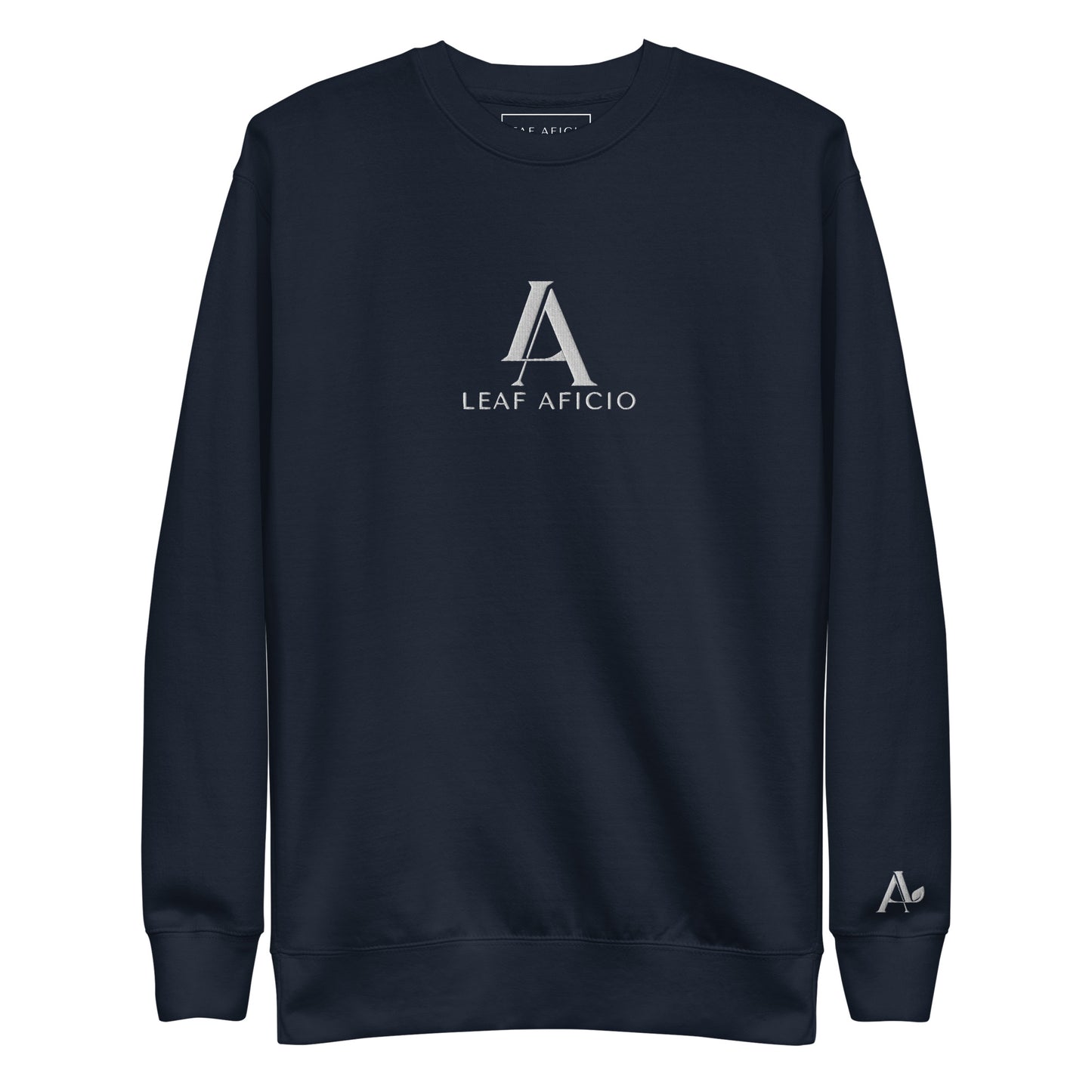 Leaf Aficio Logo Embroidered Unisex Premium Sweatshirt