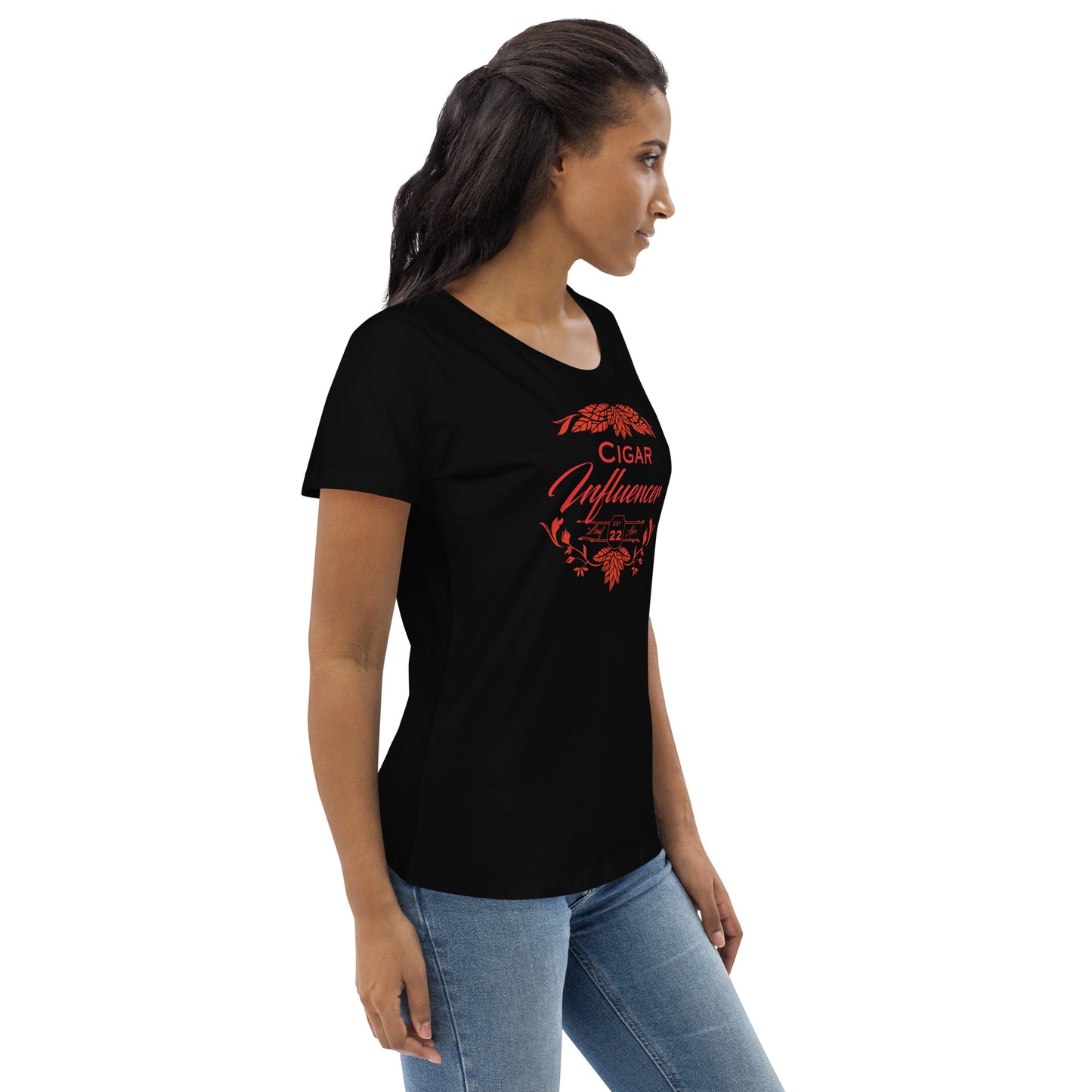 Women's fitted Cigar Influencer Tee
