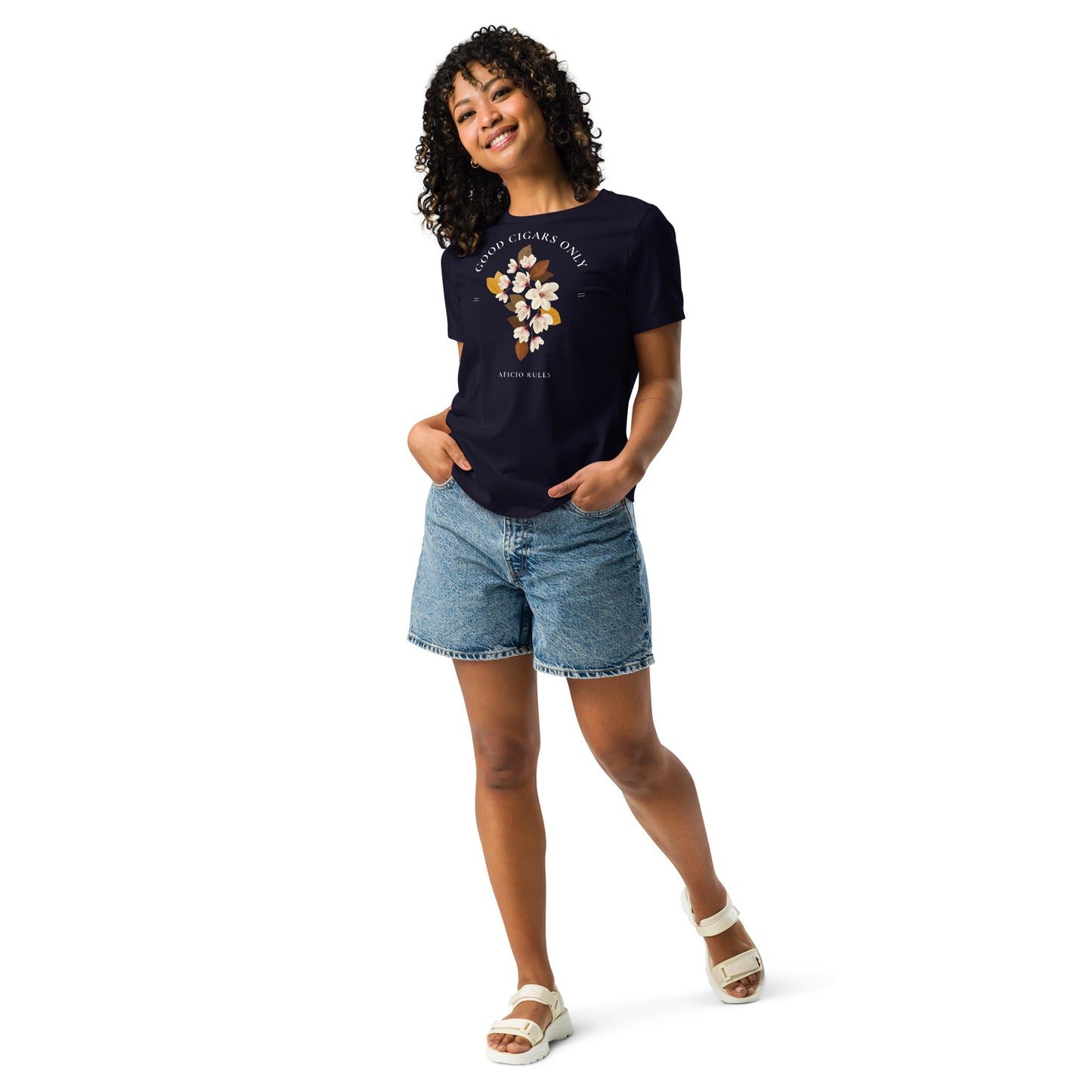 Women's Tobacco Leaf Crew Relaxed Tee