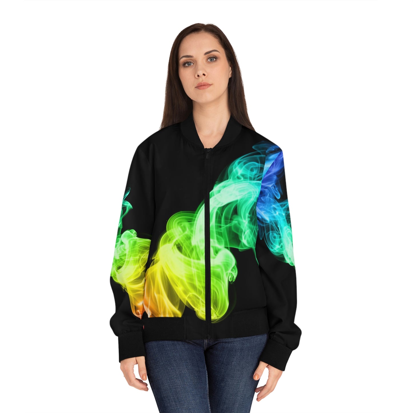 Women's Rainbow Smoke Smoking Jacket