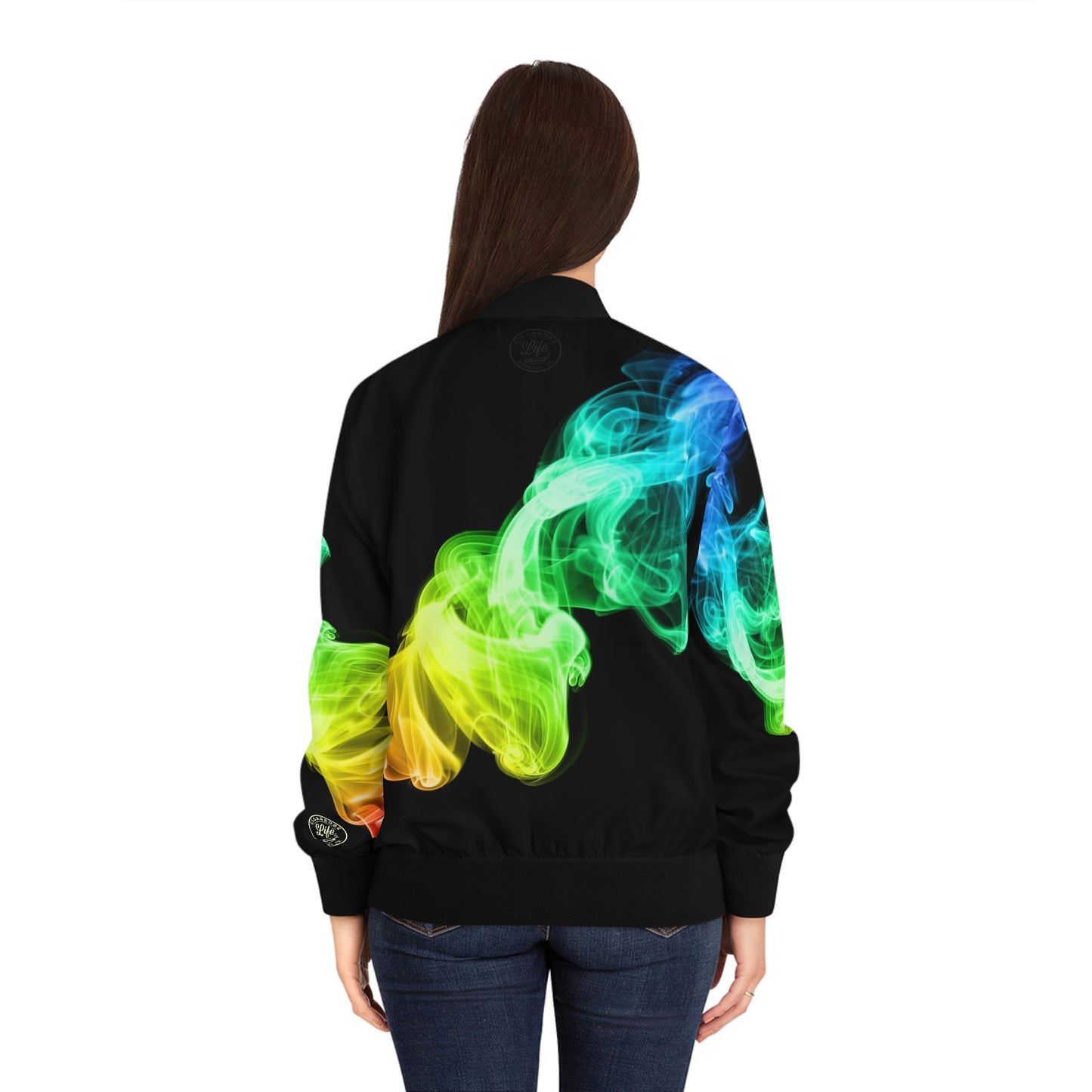 Women's Rainbow Smoke Smoking Jacket