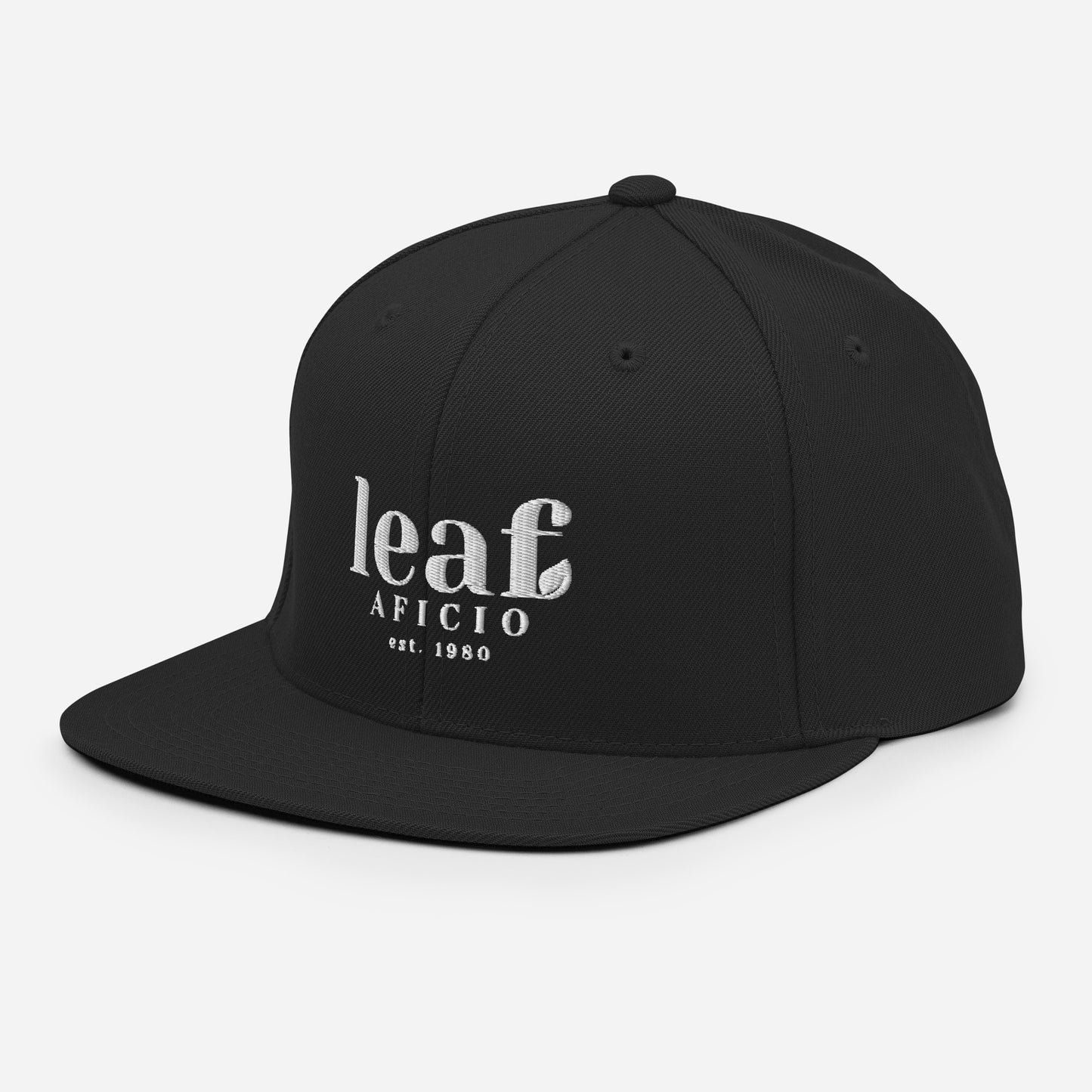 Leaf Aficio Retro Embroidered Snapback Hat