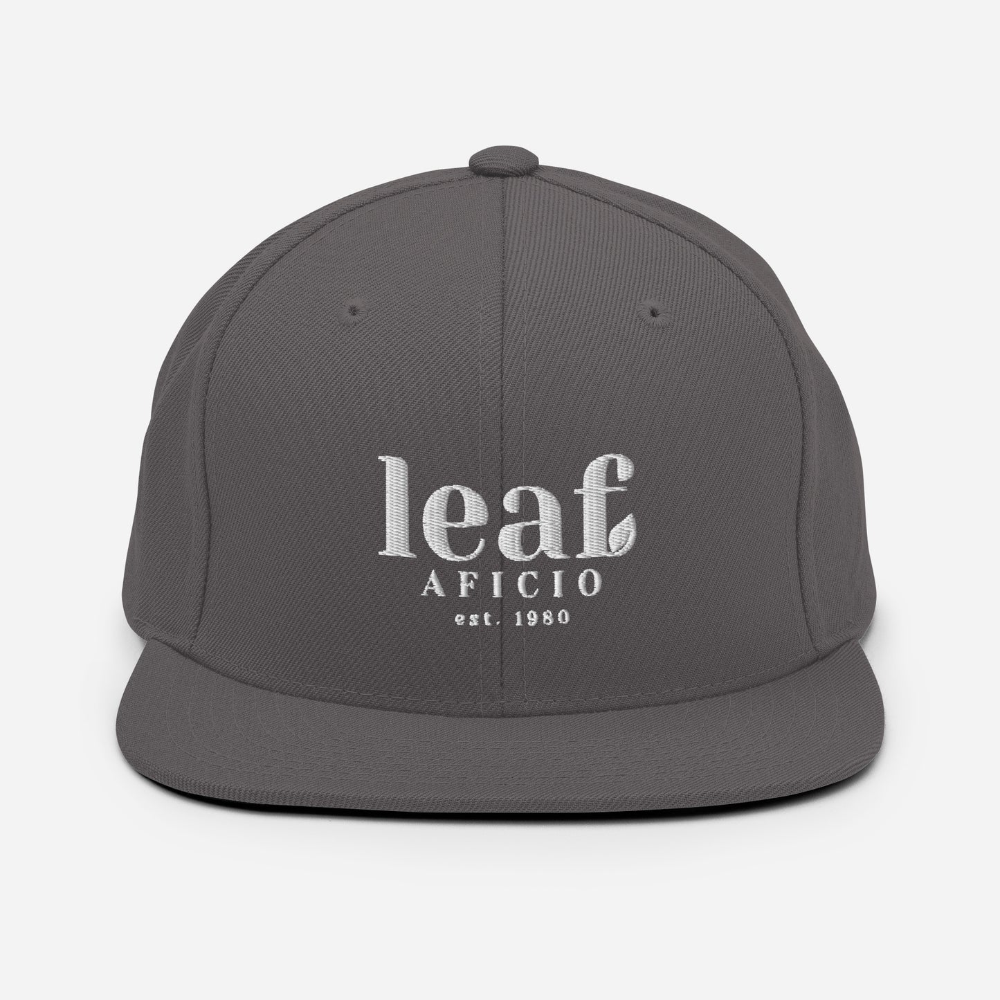 Leaf Aficio Retro Embroidered Snapback Hat