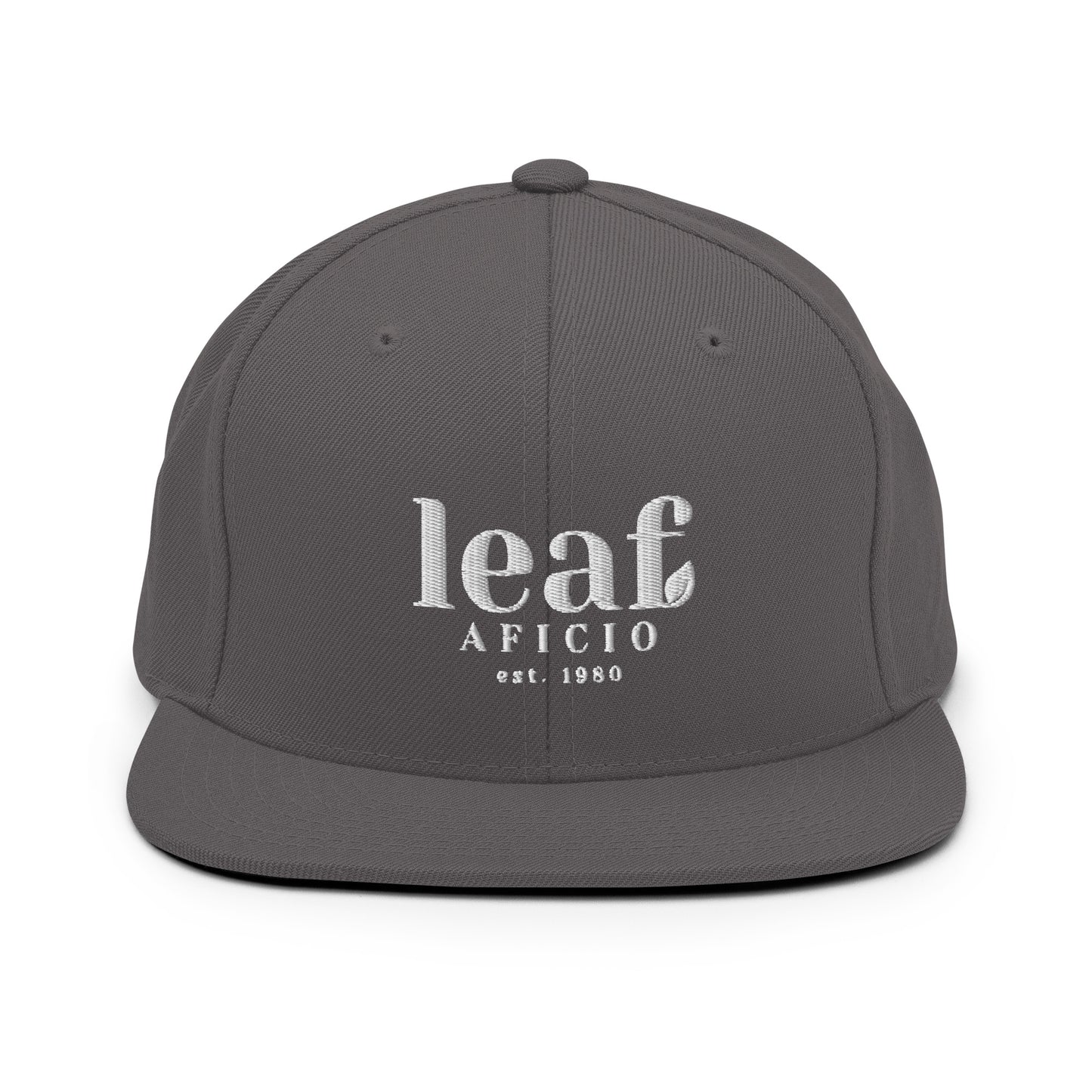 Leaf Aficio Retro Embroidered Snapback Hat