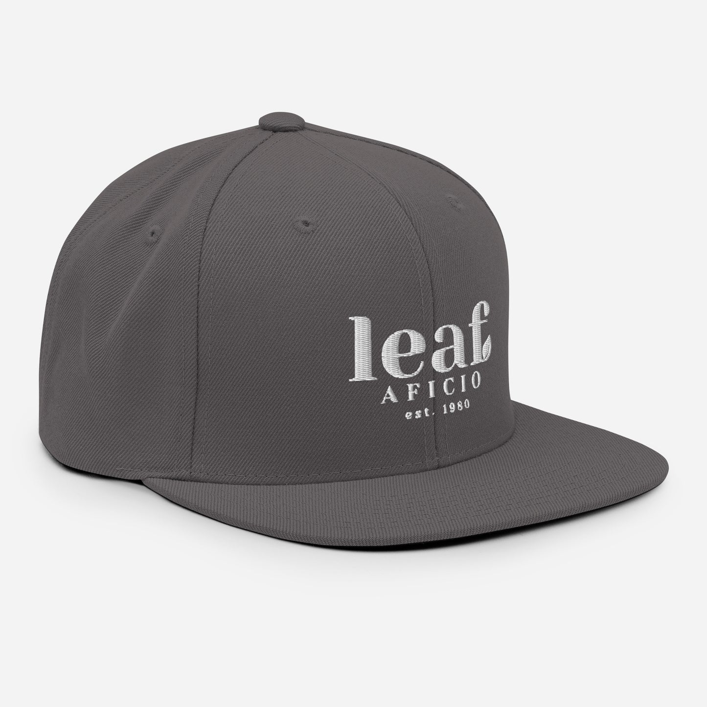 Leaf Aficio Retro Embroidered Snapback Hat