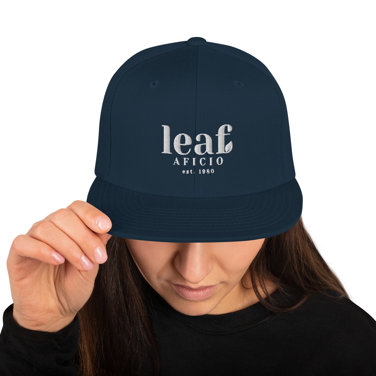 Leaf Aficio Retro Embroidered Snapback Hat