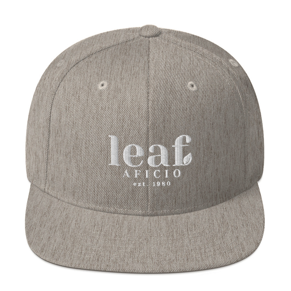 Leaf Aficio Retro Embroidered Snapback Hat