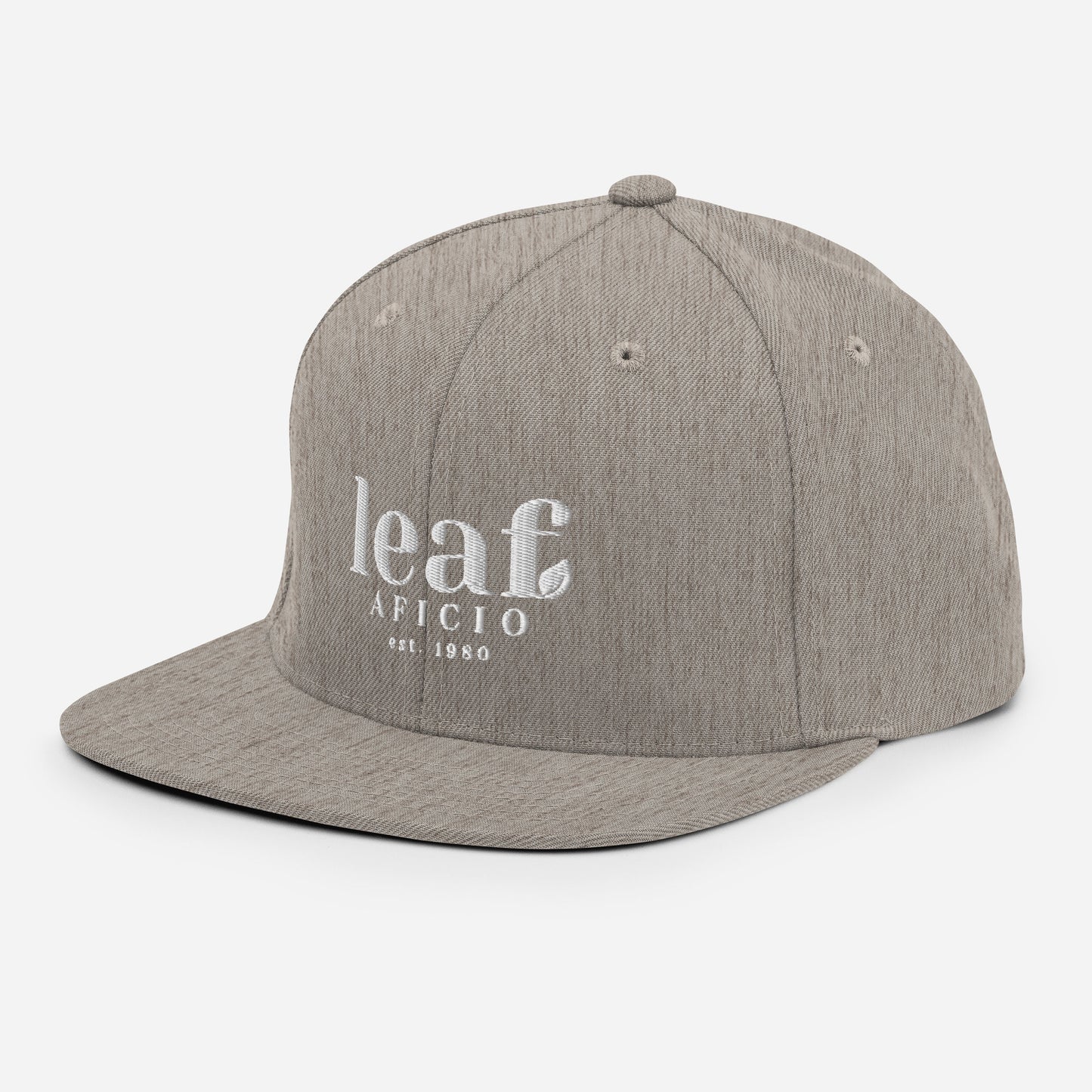 Leaf Aficio Retro Embroidered Snapback Hat