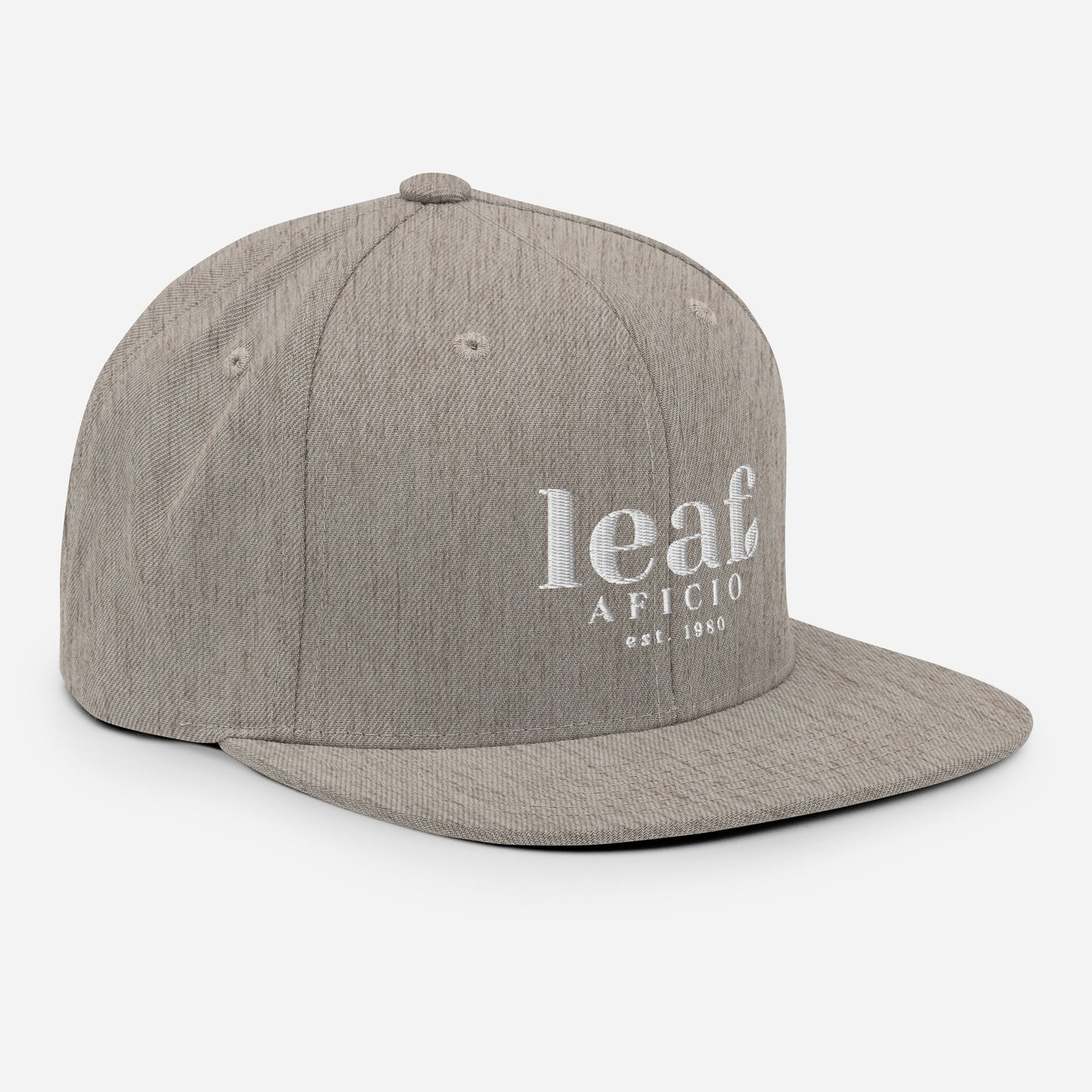 Leaf Aficio Retro Embroidered Snapback Hat