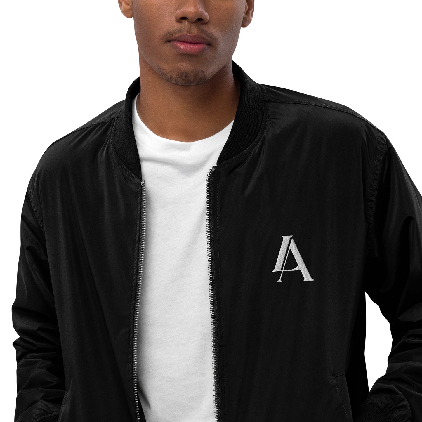 Leaf Aficio Logo Embroidered Premium recycled bomber jacket