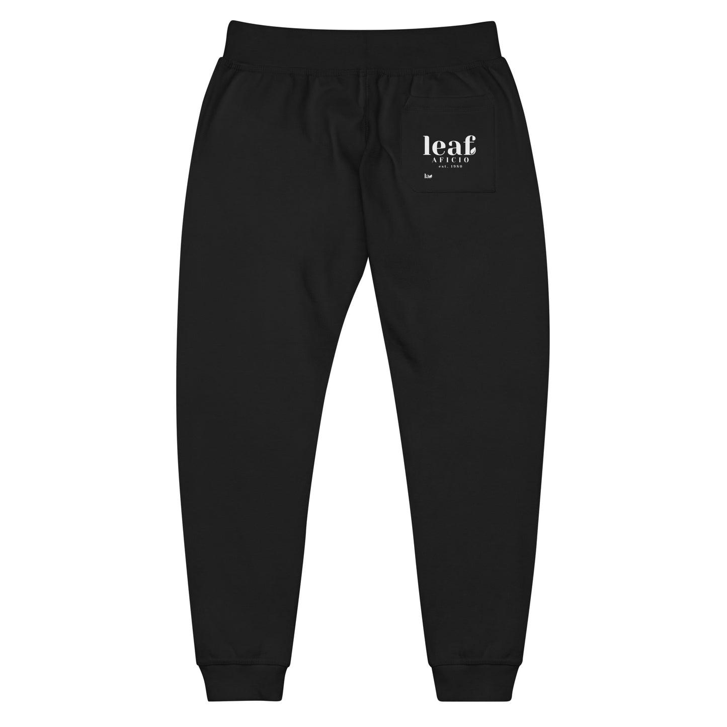 Unisex Retro Leaf Aficio fleece joggers