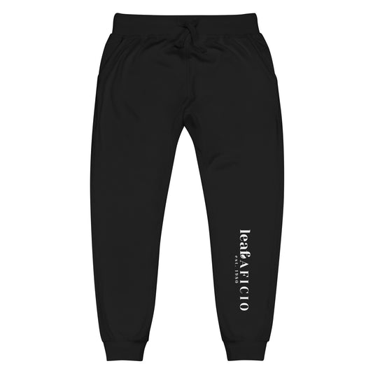 Unisex Retro Leaf Aficio fleece joggers