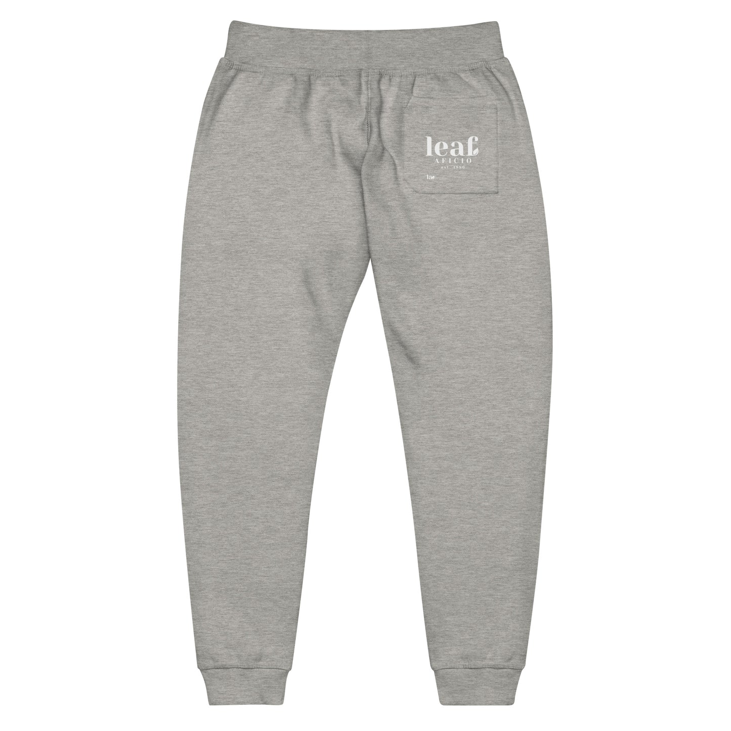 Unisex Retro Leaf Aficio fleece joggers