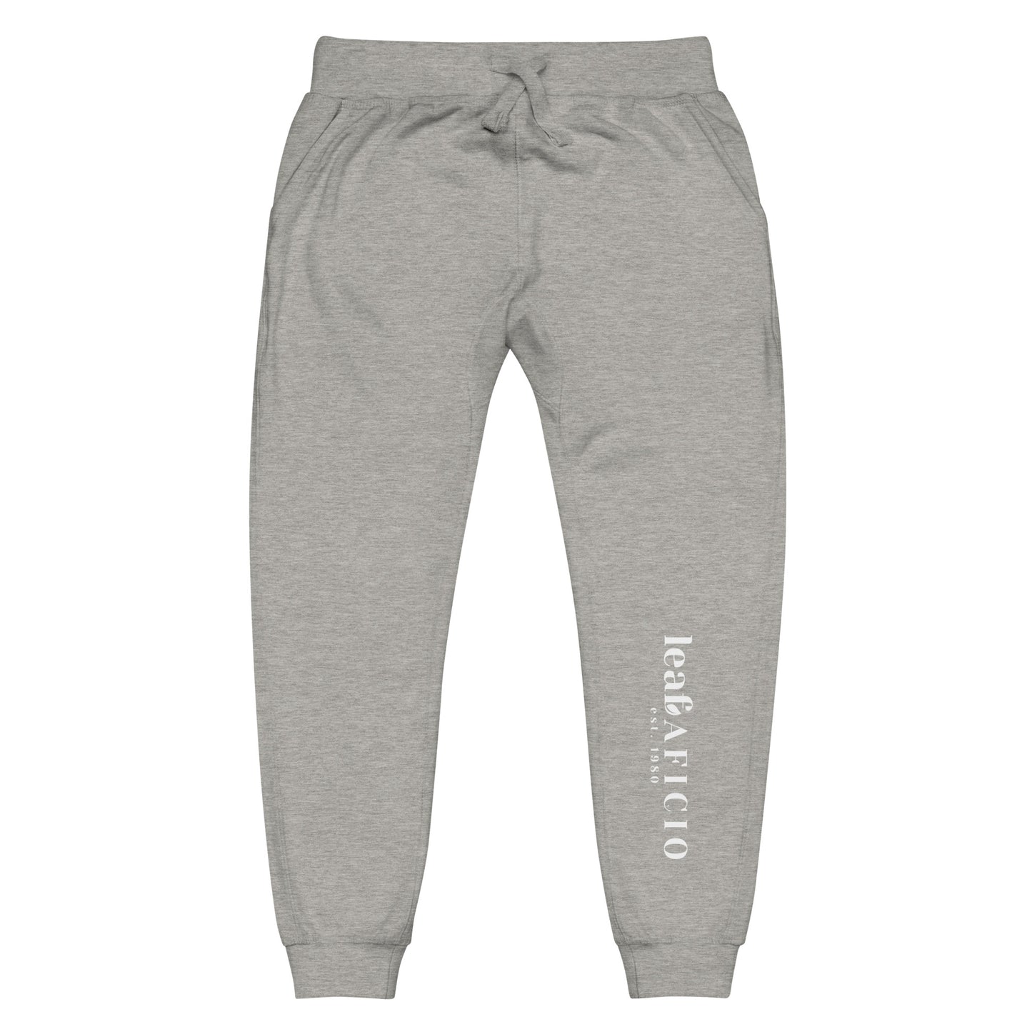 Unisex Retro Leaf Aficio fleece joggers