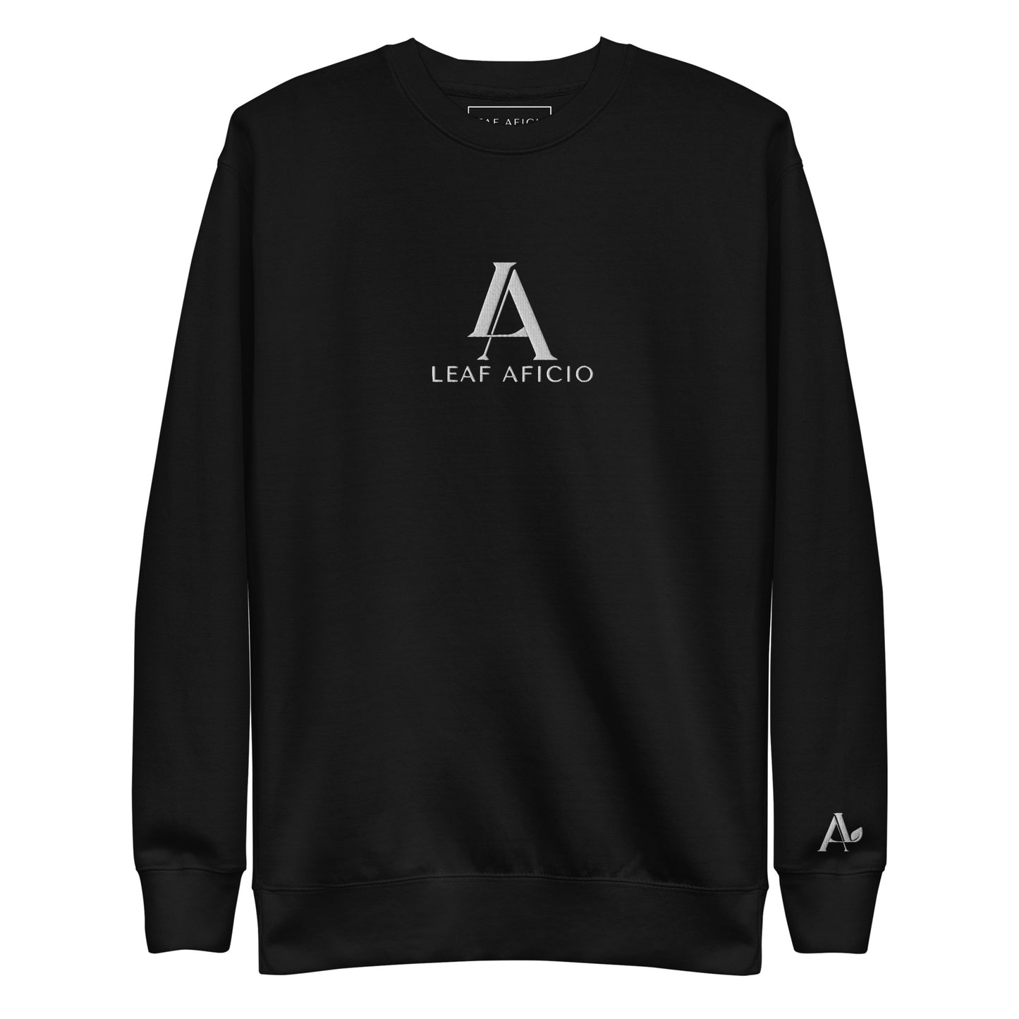 Leaf Aficio Logo Embroidered Unisex Premium Sweatshirt