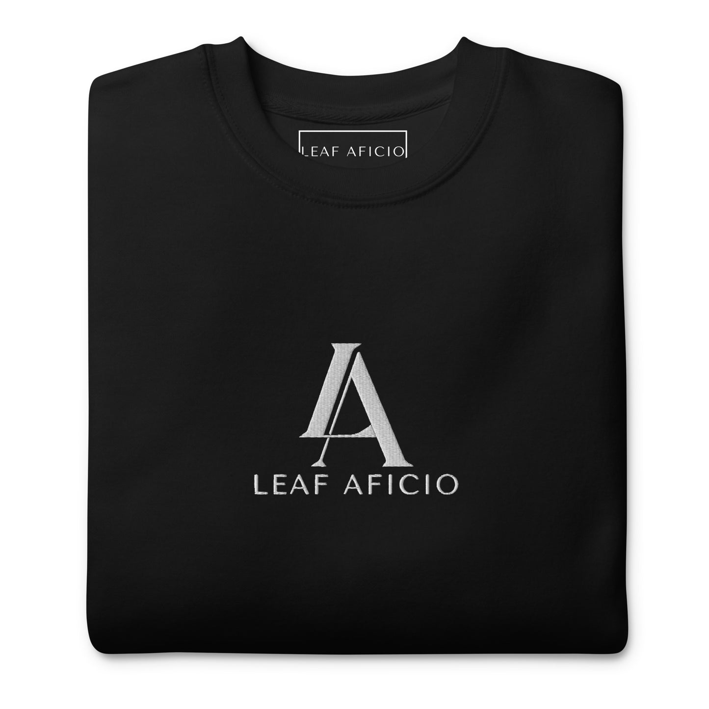 Leaf Aficio Logo Embroidered Unisex Premium Sweatshirt