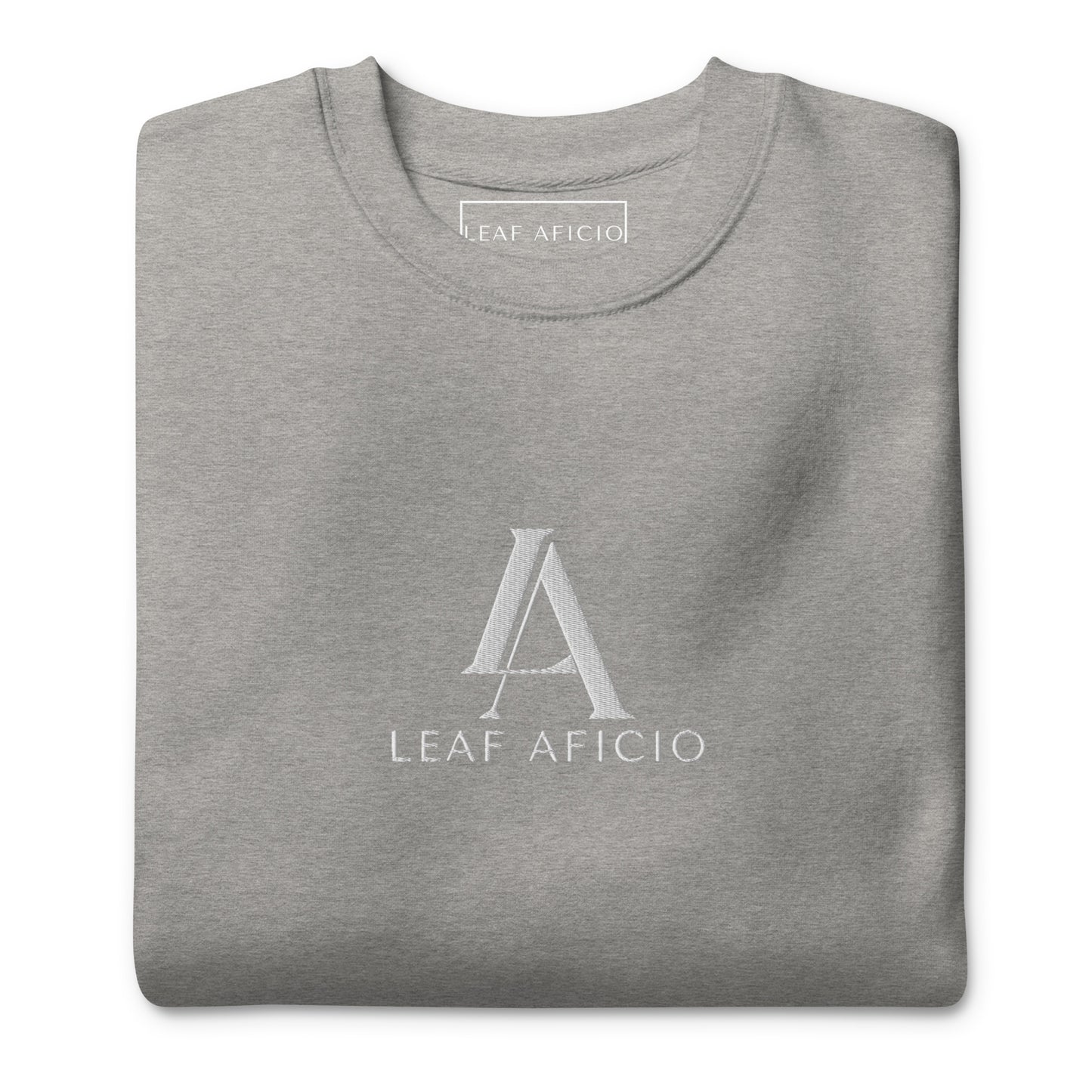 Leaf Aficio Logo Embroidered Unisex Premium Sweatshirt