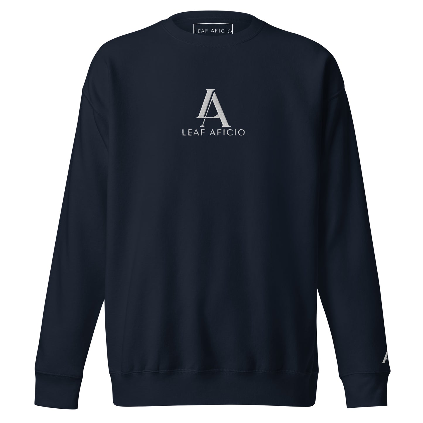 Leaf Aficio Logo Embroidered Unisex Premium Sweatshirt