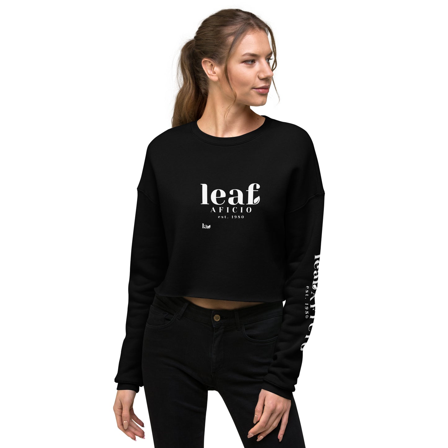 Leaf Crop Retro Pullover