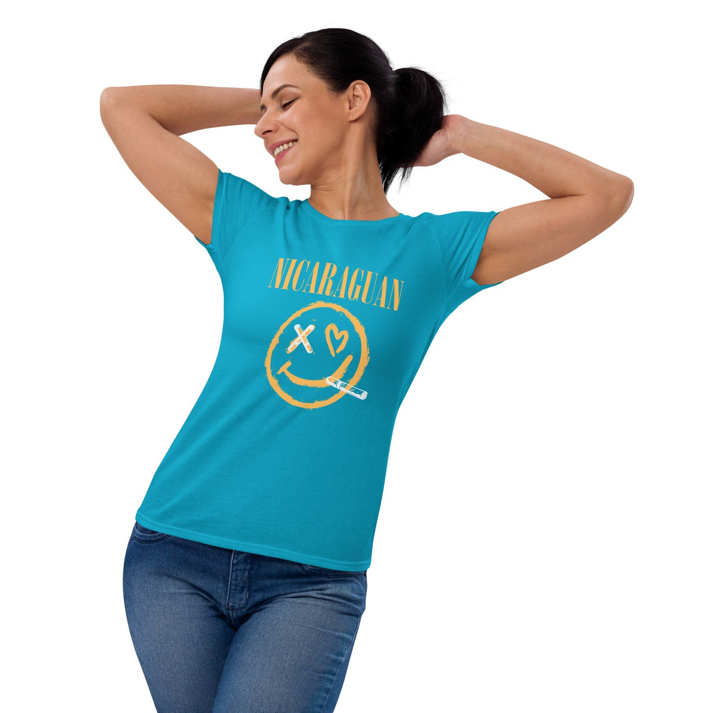 Women's Cut Nicaraguan Bliss short sleeve t-shirt