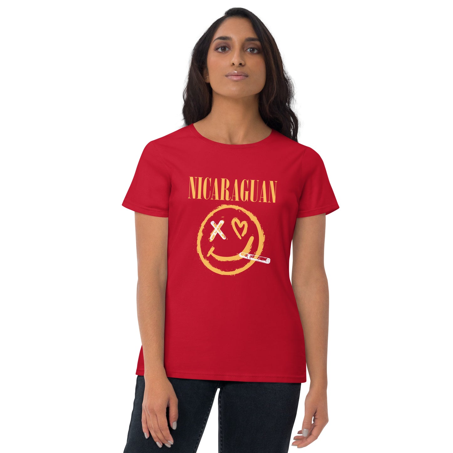 Women's Cut Nicaraguan Bliss short sleeve t-shirt