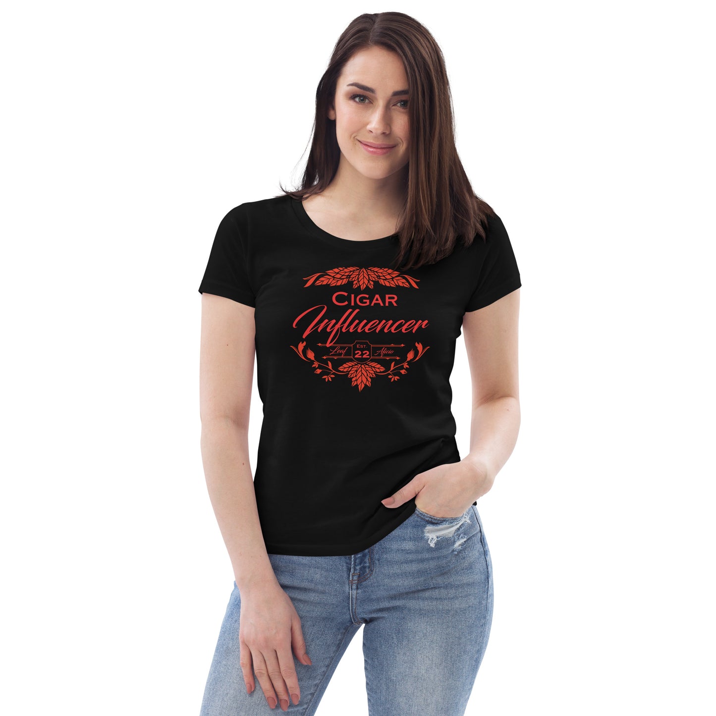 Women's fitted Cigar Influencer Tee