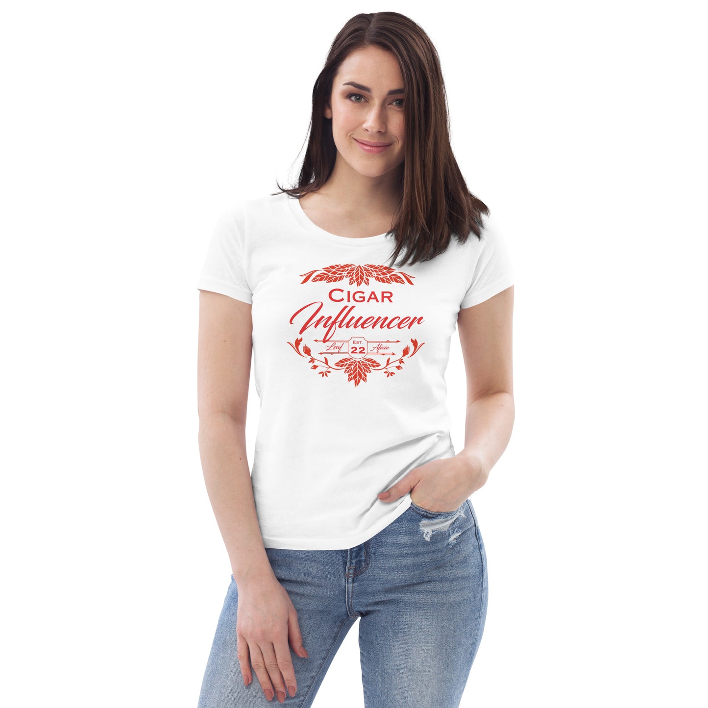 Women's fitted Cigar Influencer Tee