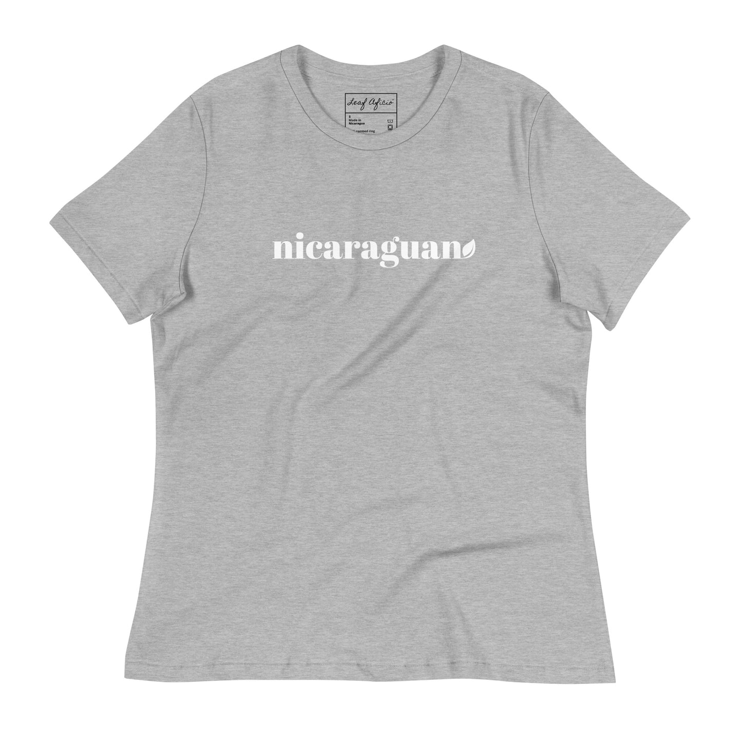 Women's Cut NIcaraguan Leaf Relaxed T-Shirt