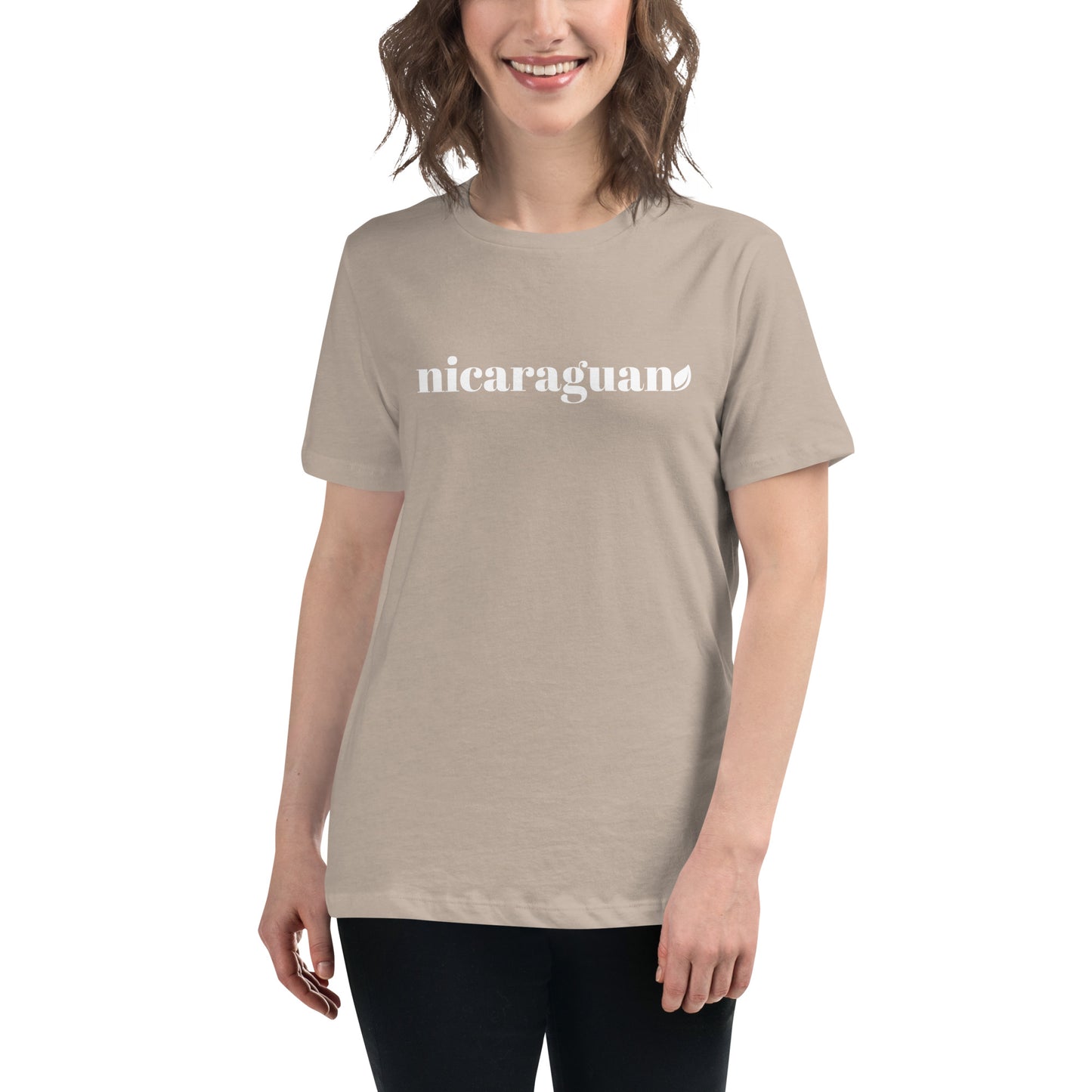 Women's Cut NIcaraguan Leaf Relaxed T-Shirt