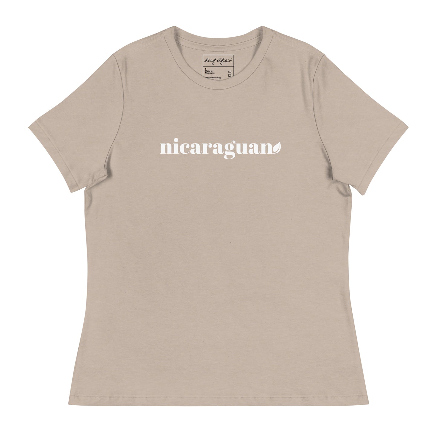 Women's Cut NIcaraguan Leaf Relaxed T-Shirt