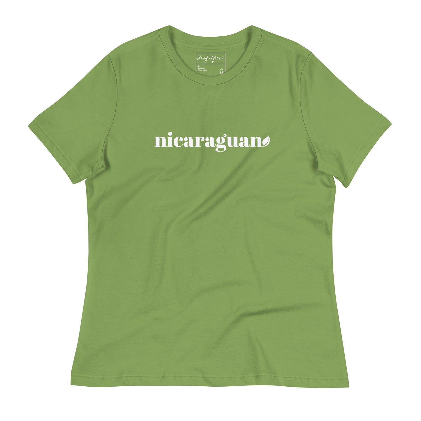 Women's Cut NIcaraguan Leaf Relaxed T-Shirt