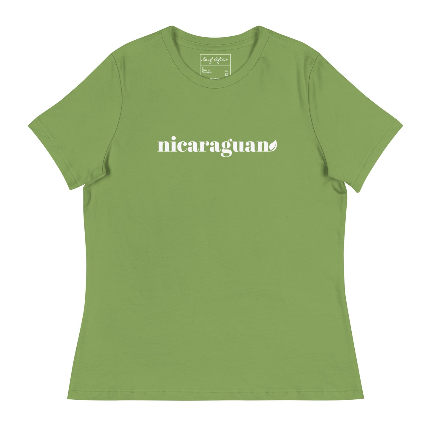 Women's Cut NIcaraguan Leaf Relaxed T-Shirt