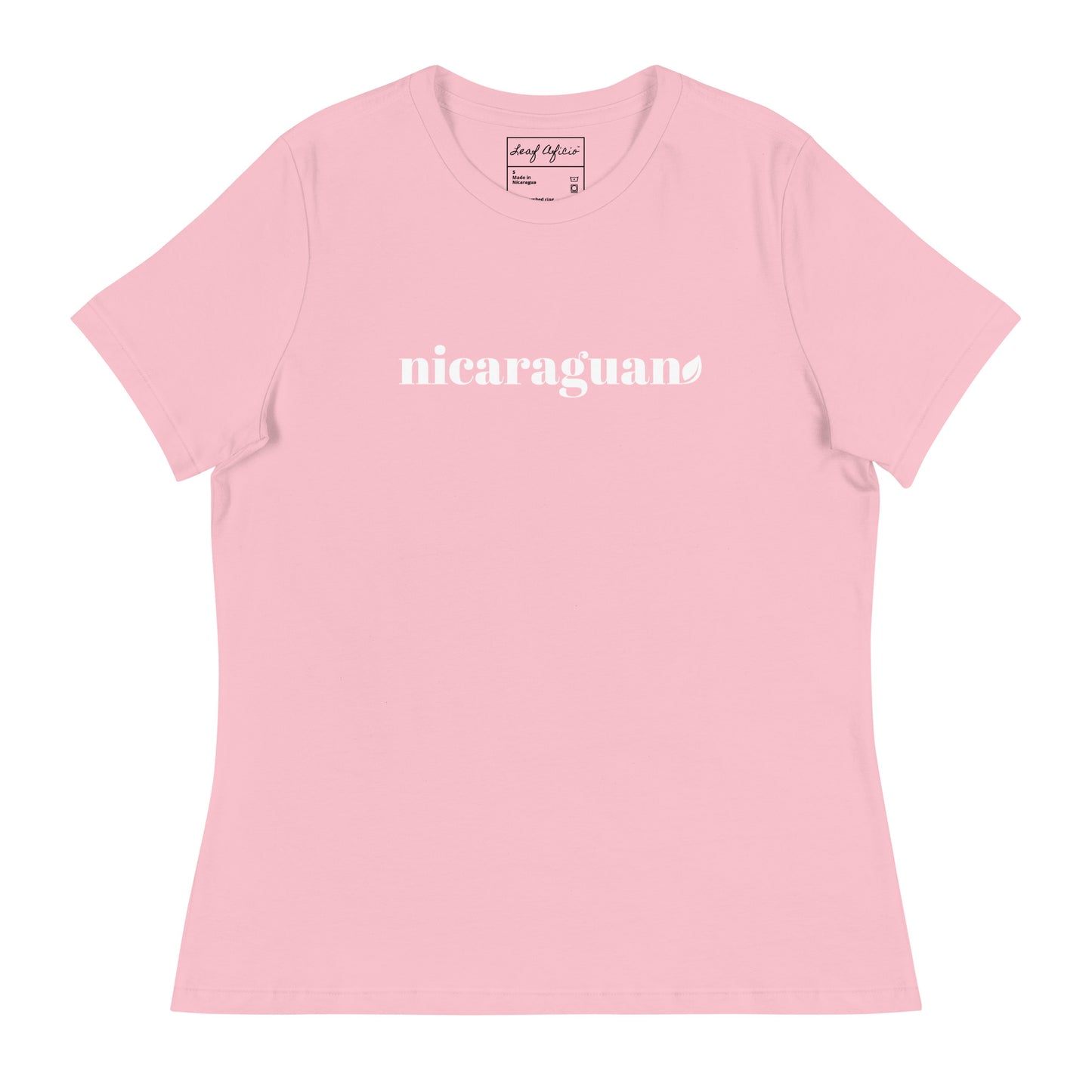 Women's Cut NIcaraguan Leaf Relaxed T-Shirt