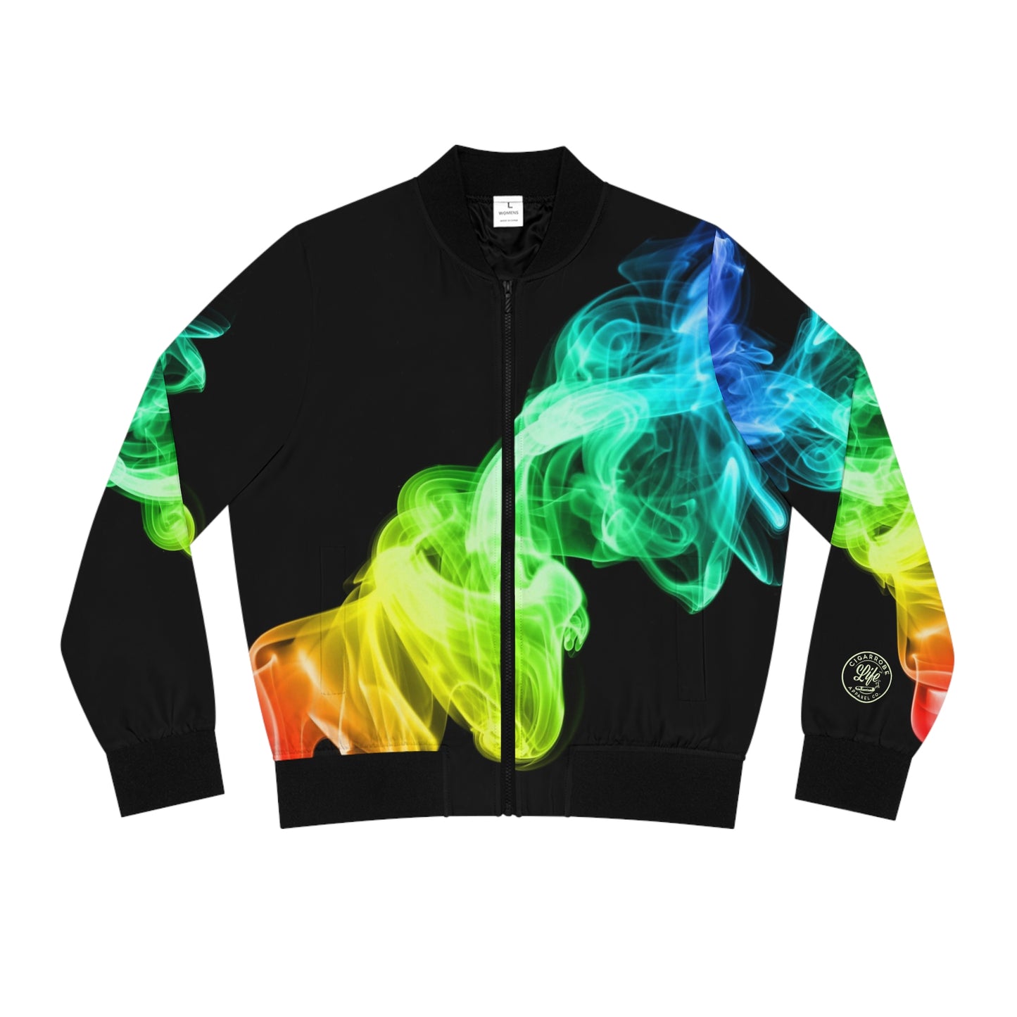 Women's Rainbow Smoke Smoking Jacket